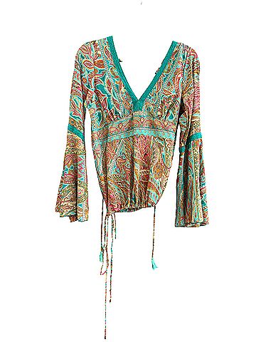 Karma Highway Long Sleeve Blouse (view 1)