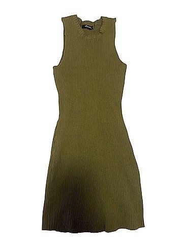 Olivaceous Casual Dress (view 1)
