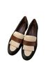 Marc Fisher Black Brown Ivory Flats Size 8 - photo 1