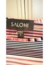 Saloni Stripes Multi Color Short Sleeve Blouse Size S - photo 3