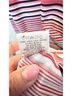 Saloni Stripes Multi Color Short Sleeve Blouse Size S - photo 7