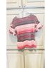 Saloni Stripes Multi Color Short Sleeve Blouse Size S - photo 8