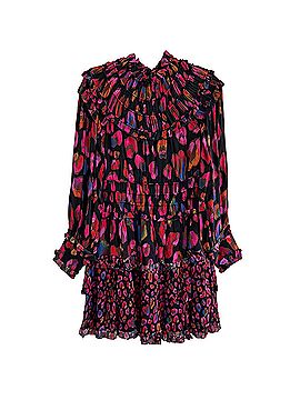 FARM Rio Iridscent Leopard Cocktail Dress (view 1)