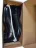 Ecco 100% Leather Black Flats Size 8 - photo 4