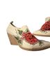 Jeffrey Campbell White Red Green Heels Size 10 - photo 5
