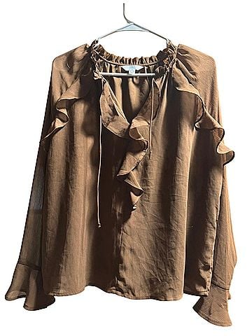Time and Tru Long Sleeve Blouse (view 1)
