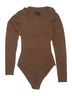 Bardot Brown Bardot Bodysuit Size M - photo 1