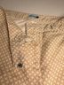 J. McLaughlin 100% Silk 100% Acetate Graphic Tan White Track Pants Size 12 - photo 8