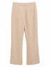 J. McLaughlin 100% Silk 100% Acetate Graphic Tan White Track Pants Size 12 - photo 3