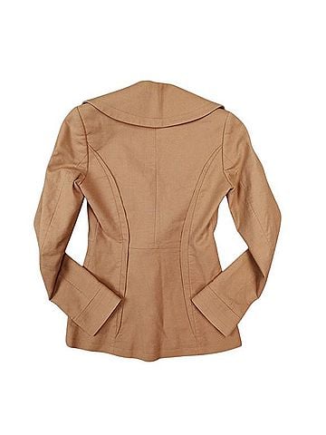 Reiss Double Breasted Tailored Cotton Blazer Blazer (view 2)