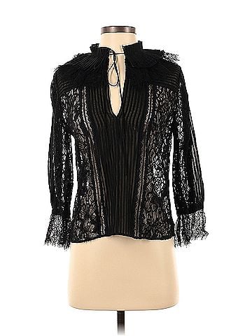 Alice + Olivia Alice + Olivia Long Sleeve Blouse (view 1)
