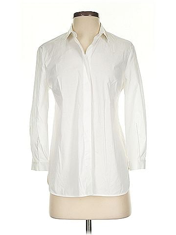 Peserico Peserico 3/4 Sleeve Button Down Shirt (view 1)