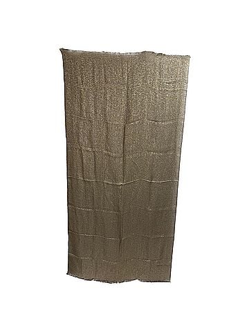Brunello Cucinelli Brunello Cucinelli Frayed-Edge Scarf in Gold Cashmere (view 2)