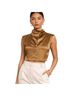 Nicholas 100% Silk Brown Tank Top Size 6 - photo 1