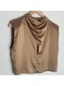 Nicholas 100% Silk Brown Tank Top Size 6 - photo 9