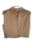 Nicholas 100% Silk Brown Tank Top Size 6 - photo 2
