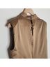 Nicholas 100% Silk Brown Tank Top Size 6 - photo 7