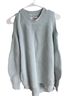 ALLSAINTS 100% Cotton Teal Pullover Sweater Size M - photo 1