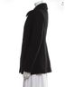 Martin Grant 100% Wool Solid Black Wool Coat Size M - photo 4
