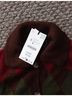Zara Argyle Red Green Brown Cardigan Size S - photo 3