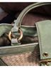 Coach Green Tan Leather Satchel One size - photo 8