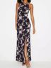 Express Floral Multi Color Purple Green Pink Active Dress Size XS - photo 9