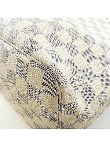 Louis Vuitton Louis Vuitton Damier Azur Neverfull MM N51107 Handbag (view 2)