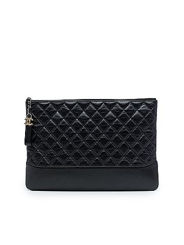 Chanel Large Aged Calfskin Gabrielle O Case Clutch (view 1)