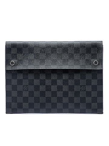 Louis Vuitton Damier Graphite Alpha Pochette GM (view 1)