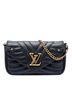 Louis Vuitton 100% Leather Black New Wave Chain Pochette One size - photo 1