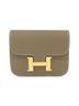 Hermès 100% Leather Gray Hermes Constance Slim 082060CC Wallet One size - photo 1