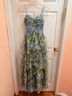 City Studio Floral Blue Yellow Purple Cocktail Dress Size 4 - photo 3