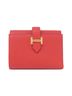 Hermès 100% Leather Red Hermes Bearn Combination 082875CC Wallet One size - photo 1