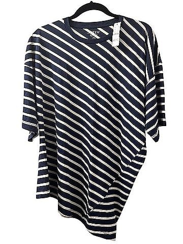 J.Crew Pima Cotton Asymmetrical Ruched T-shirt Short Sleeve T-Shirt (view 1)