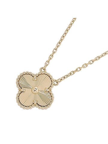 Van Cleef & Arpels Van Cleef &amp; Arpels Alhambra Pendant Necklace, Guilloche, 18K Yellow Gold (VCARP4KL00) (view 1)