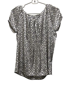 New York & Company Short Sleeve Blouse (view 1)