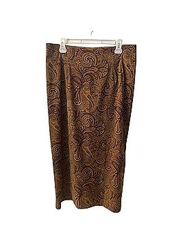 Briggs New York Vintage Paisley Pencil Skirt Casual Skirt (view 2)