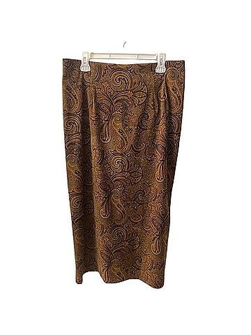 Briggs New York Vintage Paisley Pencil Skirt Casual Skirt (view 2)