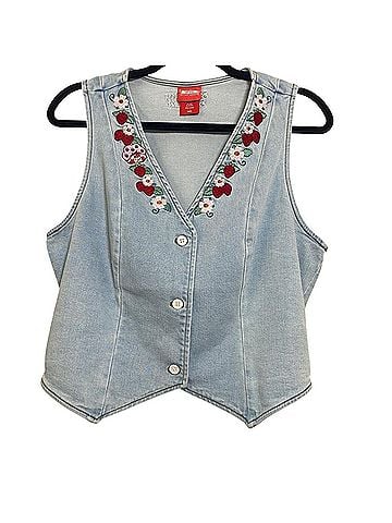 Hot Topic Denim Vest (view 1)