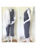Monteau Stripes Blue White Jumpsuit Size M - photo 15