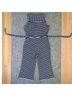 Monteau Stripes Blue White Jumpsuit Size M - photo 9