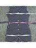 Monteau Stripes Blue White Jumpsuit Size M - photo 10