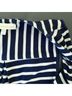 Monteau Stripes Blue White Jumpsuit Size M - photo 13