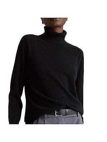 Quince Mongolian Cashmere Turtleneck Sweater Cashmere Pullover Sweater (view 1)