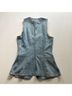 Madewell 100% Cotton Blue Denim Vest Size XXS - photo 4