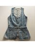 Madewell 100% Cotton Blue Denim Vest Size XXS - photo 3