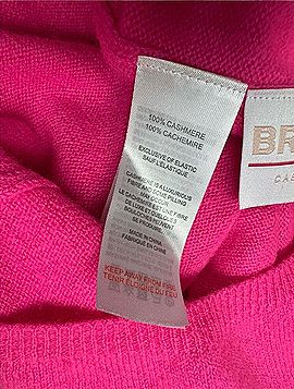 Brodie Rosa Reversible Cashmere Pullover Sweater (view 2)