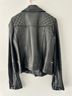 ALLSAINTS 100% Leather 62% Viscose 38% Cotton 100% Polyester Black Leather Jacket Size 6 - photo 3