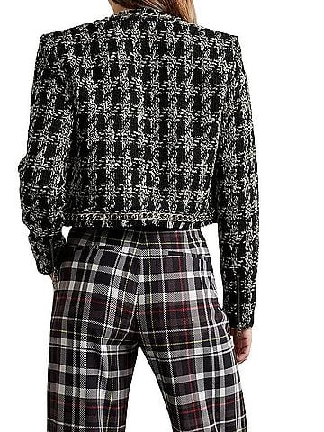 Alice + Olivia Zeta Cropped Jacket (view 2)