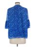 Sugarlips Blue Sugarlips 3/4 Sleeve Blouse Size M - photo 2